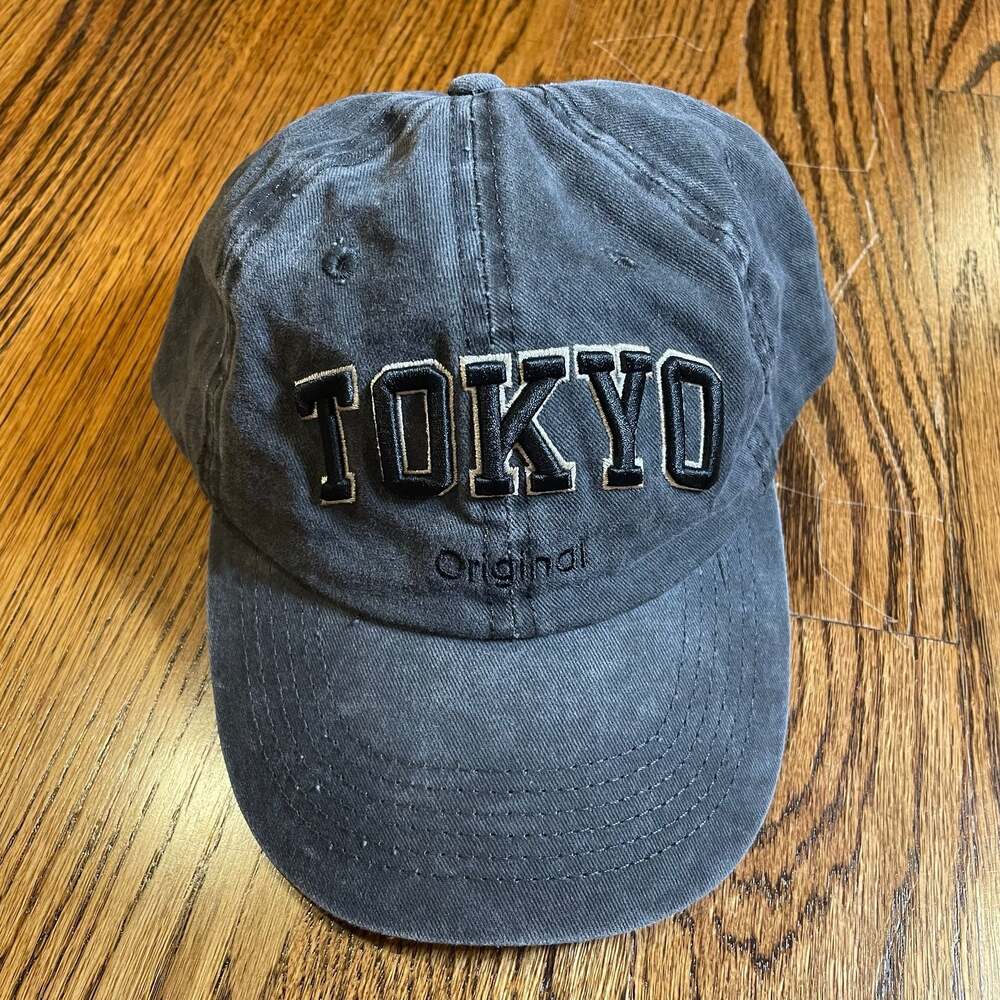 Robin Ruth Tokyo Cotton Baseball Cap with Embroidered Logo